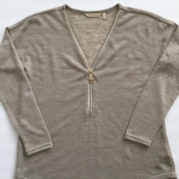 Soft Surroundings Valentina Sweater Beige Size M - Picture 4 of 8